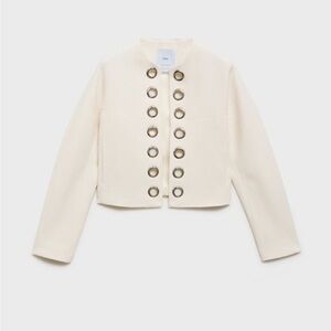 NWT Mango Jacket w/ Metal Accents